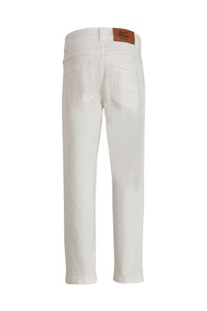 white cotton trousers ETRO KIDS | GU6Q10G0064101